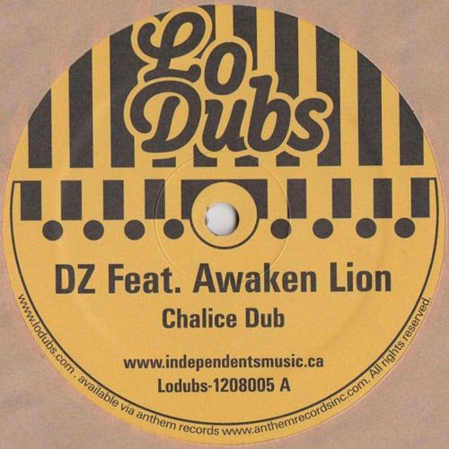 DZ - Chalice Dub / Bongo Dub (ft Awaken Lion)   [Restock]