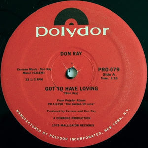 Don Ray - Got To Have Loving