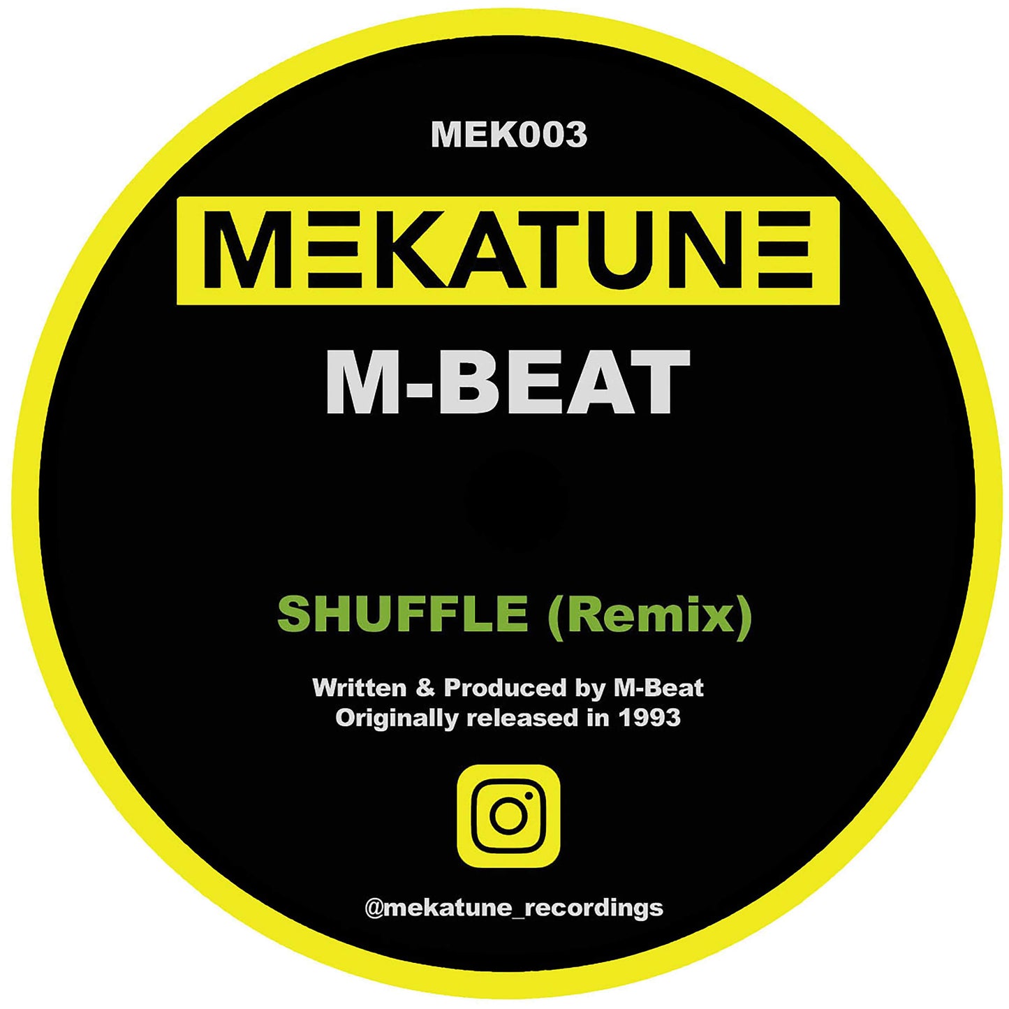 M-Beat - Shuffle / Shuffle (Remix) [Marbled Vinyl]