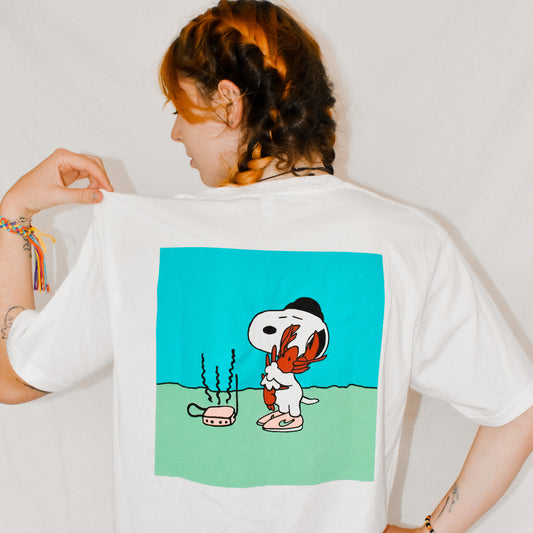 Myor X Lobster Collection - Ma Bae Be Luv T-shirt [White Colourway]