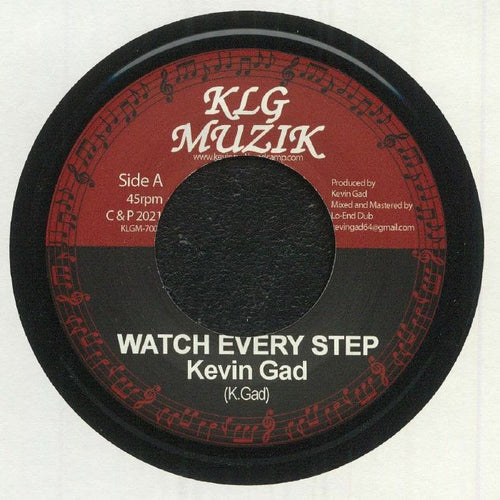 Kevin Gad - Watch Every Step [7" Vinyl]