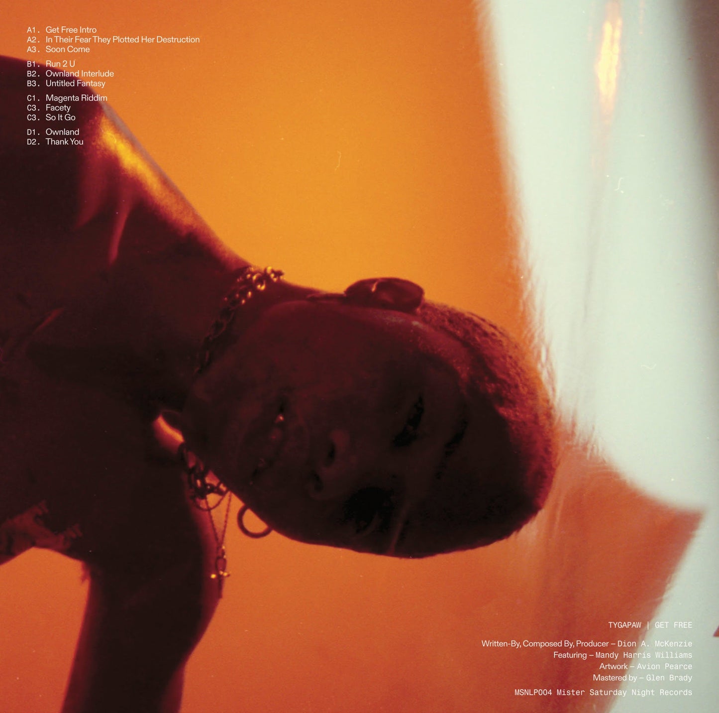 Tygapaw - Get Free [Orange Vinyl]