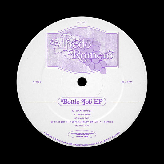 Alfredo Romero - Bottle Job EP (Includes remix from Interplanetary Criminal)