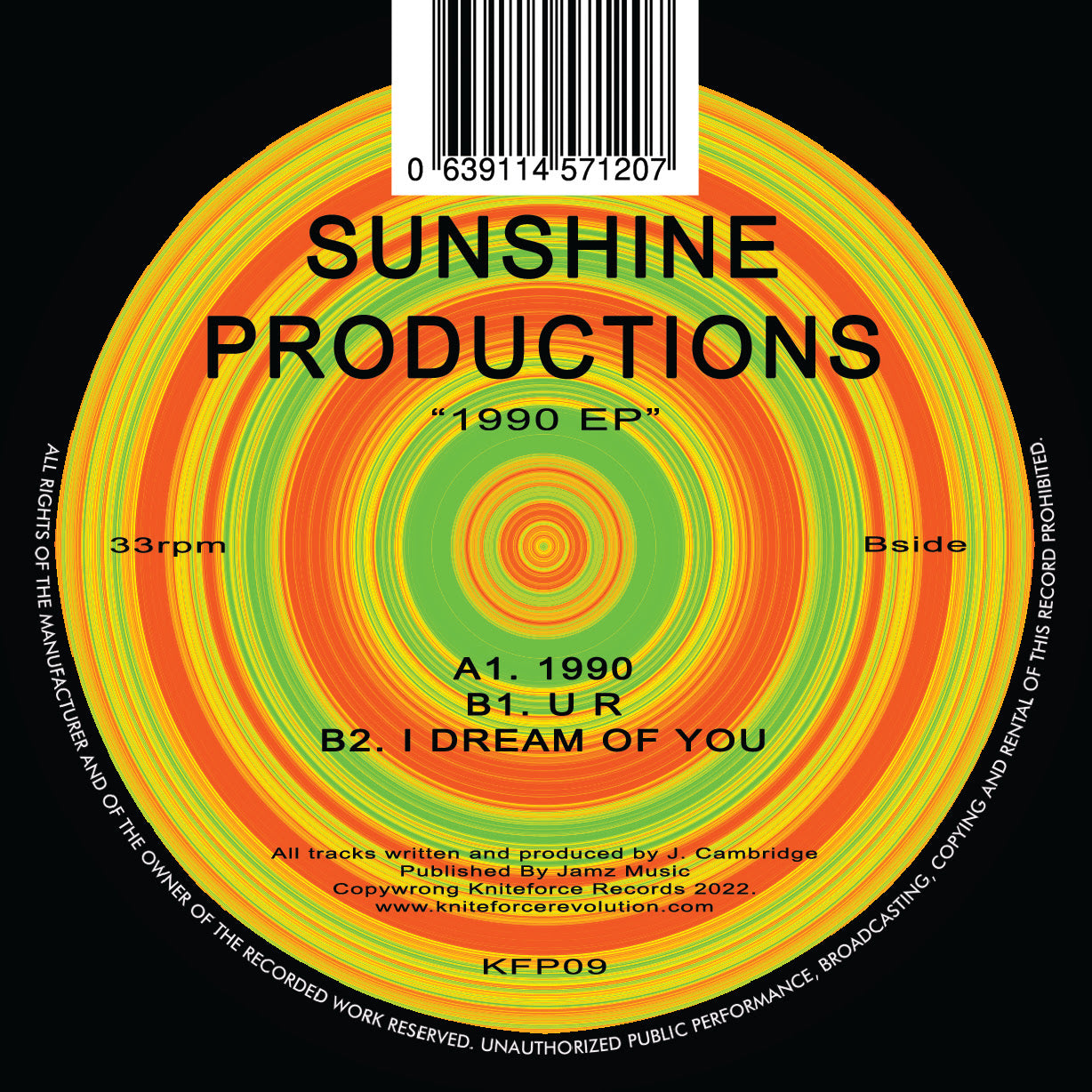 Sunshine Productions - 1990 EP