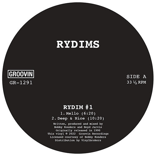Bobby Konders, Peter Daou & Boyd Jarvis -  Rydims: Rydim #1/#2