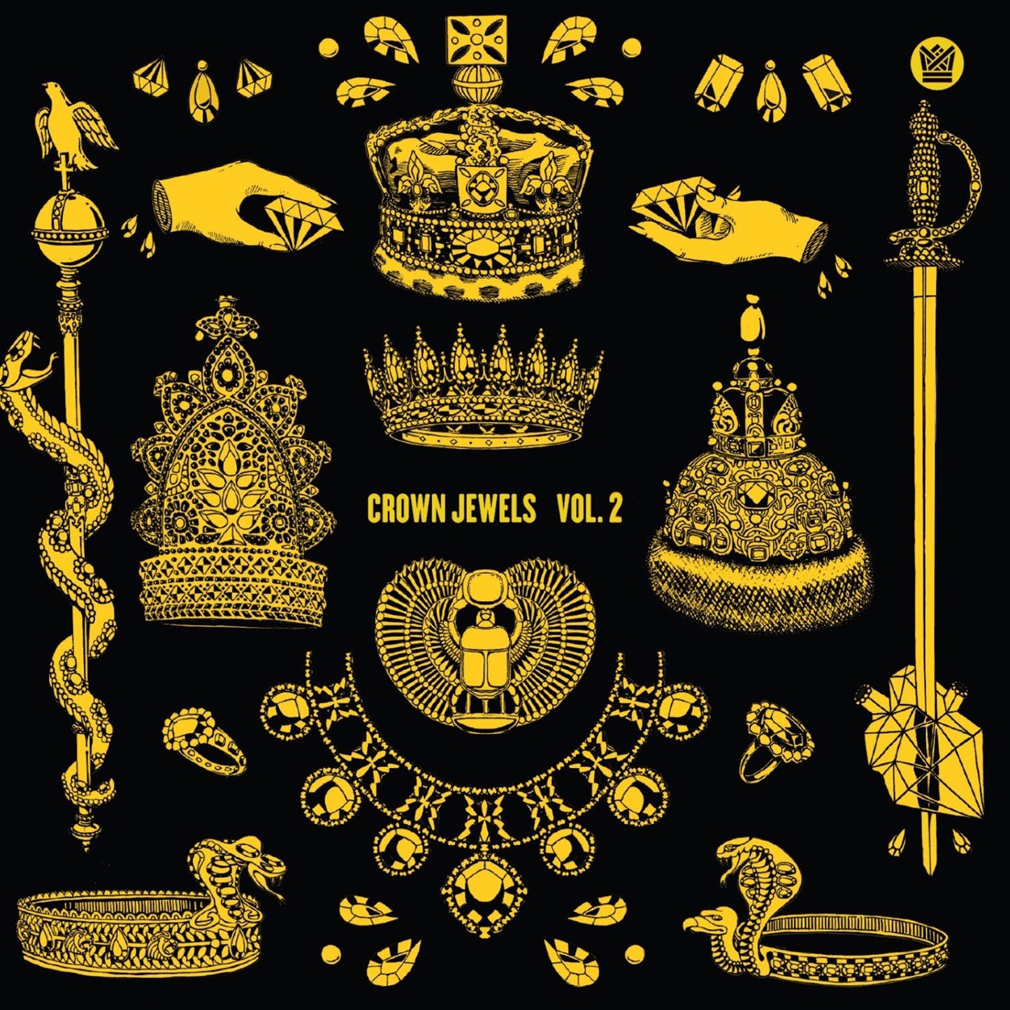 Various Artists - Crown Jewels Vol. 2 [Golden Haze Coloured Vinyl]