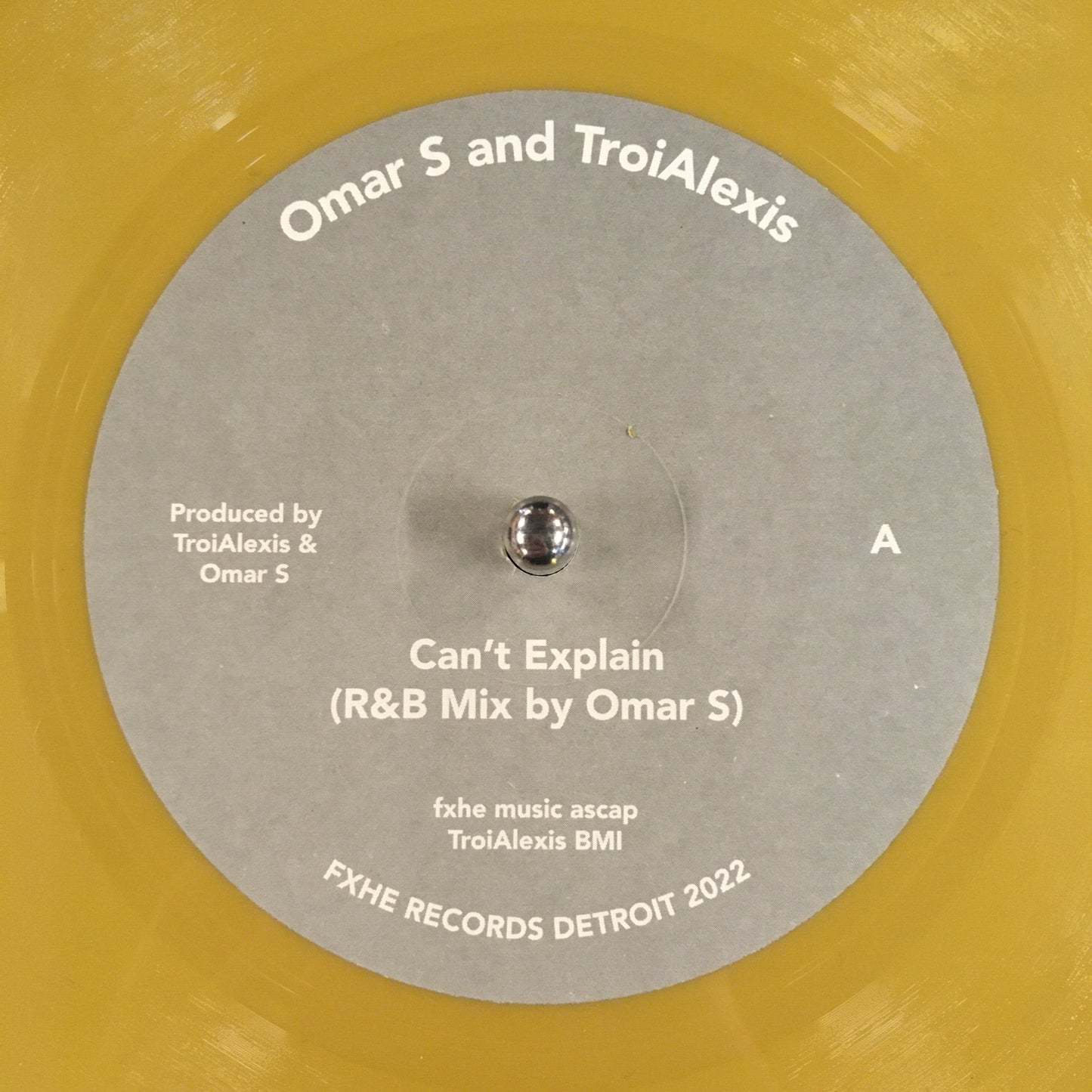 Omar S - Can't Explain Ft TROIALEXIS [gold vinyl]