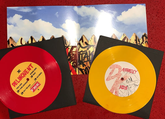 Dastardly Kids - Delinquent [2 x 7" Red & Yellow Vinyl]