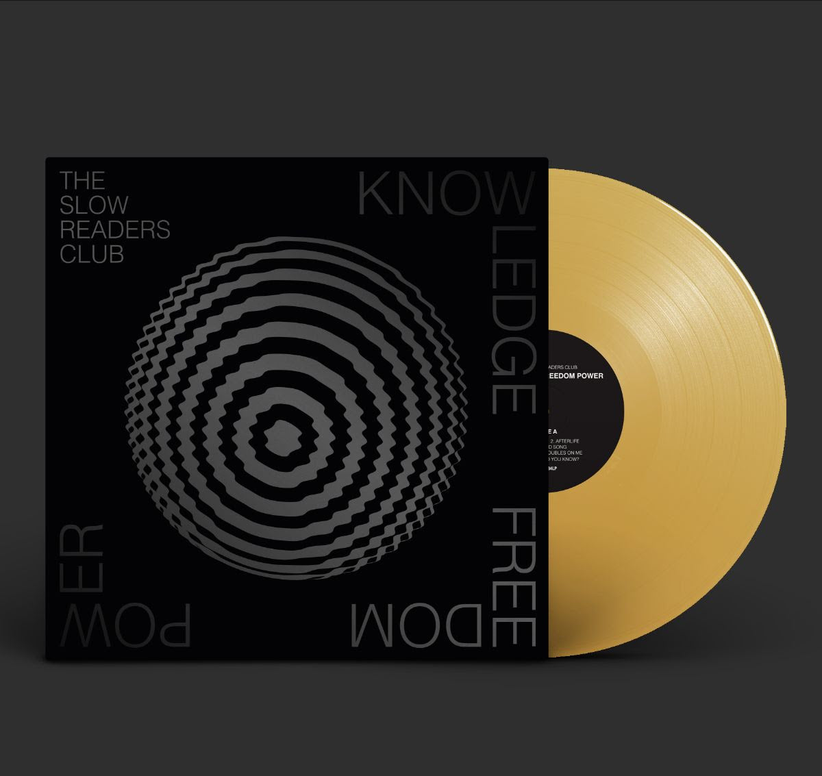 The Slow Readers Club - Knowledge Freedom Power [Gold Vinyl with Alternative Artwork]