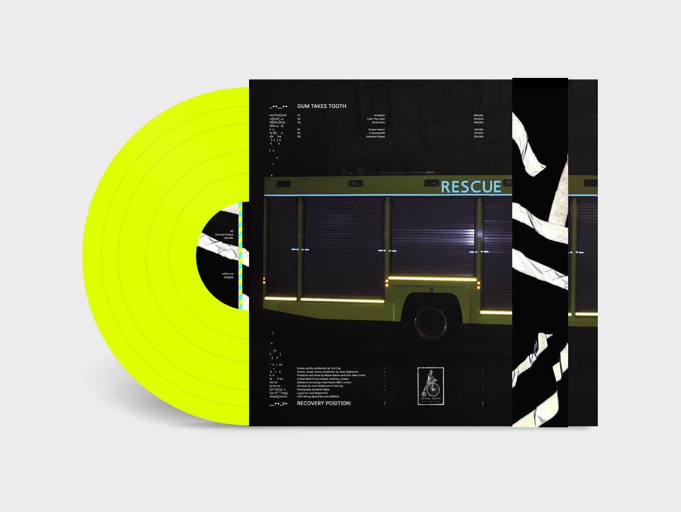 Gum Takes Tooth - Recovery Position [Fluorescent Yellow vinyl]