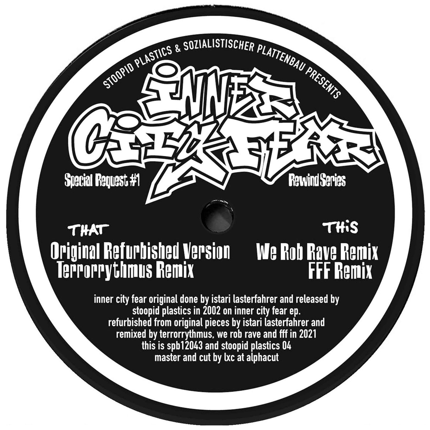 Various Artists - Inner City Fear: Special Request #1 (Rewind Series)