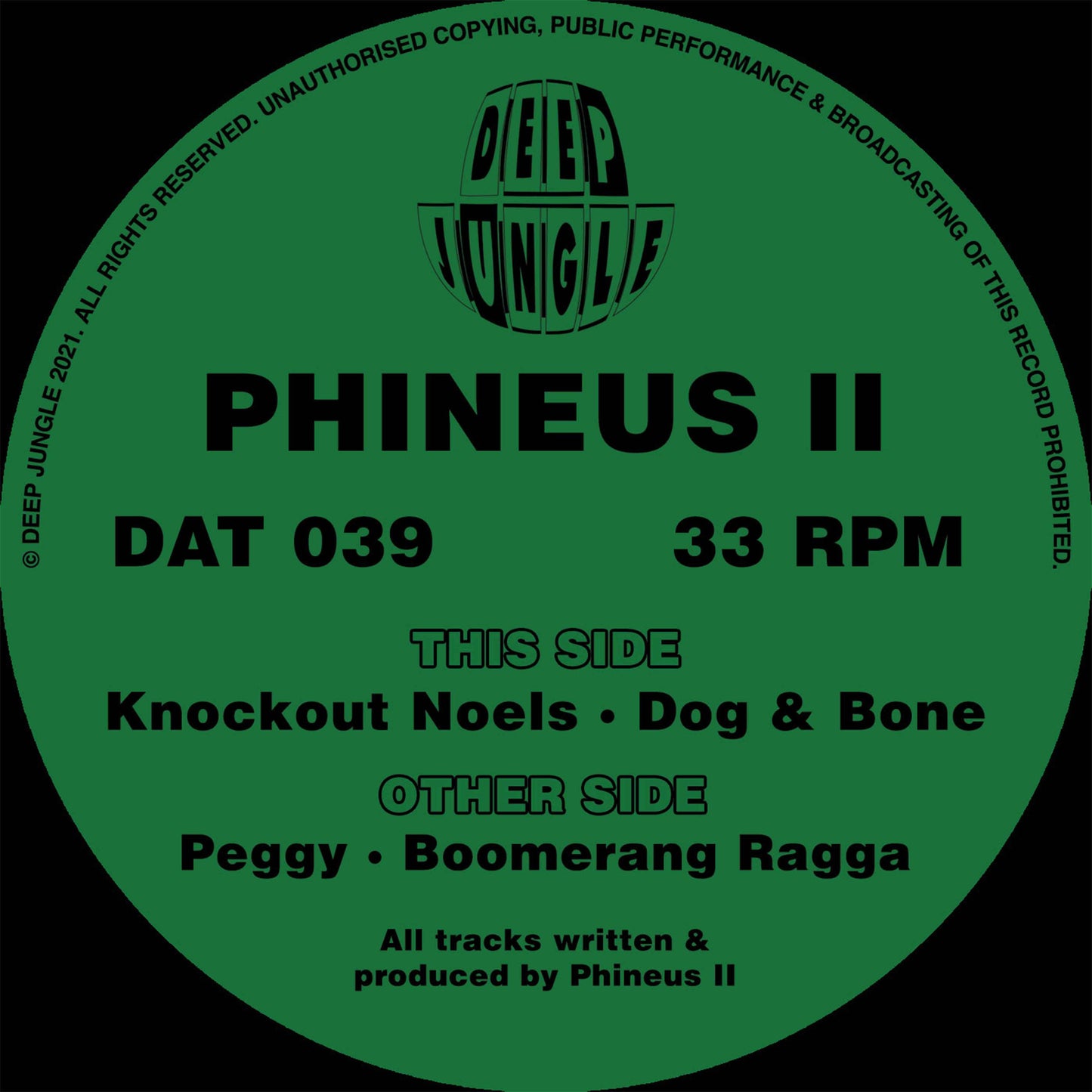 Phineus II - Peggy / Boomerang Ragga / Knockout Noels / Dog & Bone