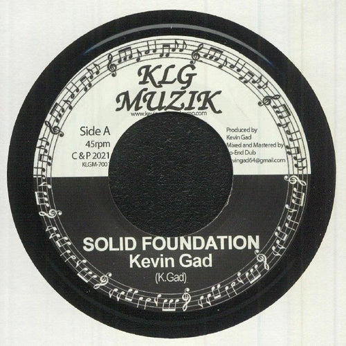 Kevin Gad - Solid Foundation [7" Vinyl]