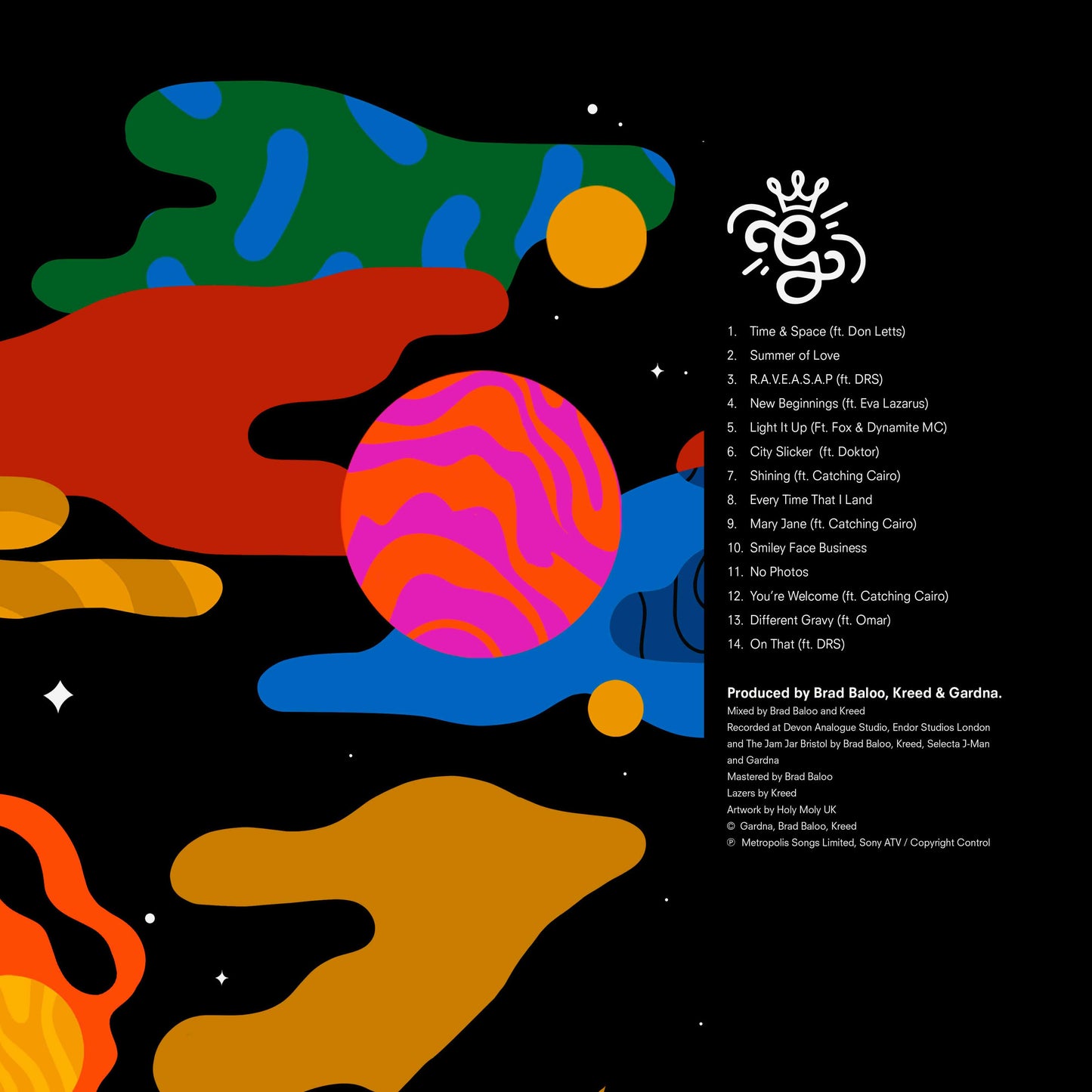 Gardna - Time & Space [Orange Vinyl]