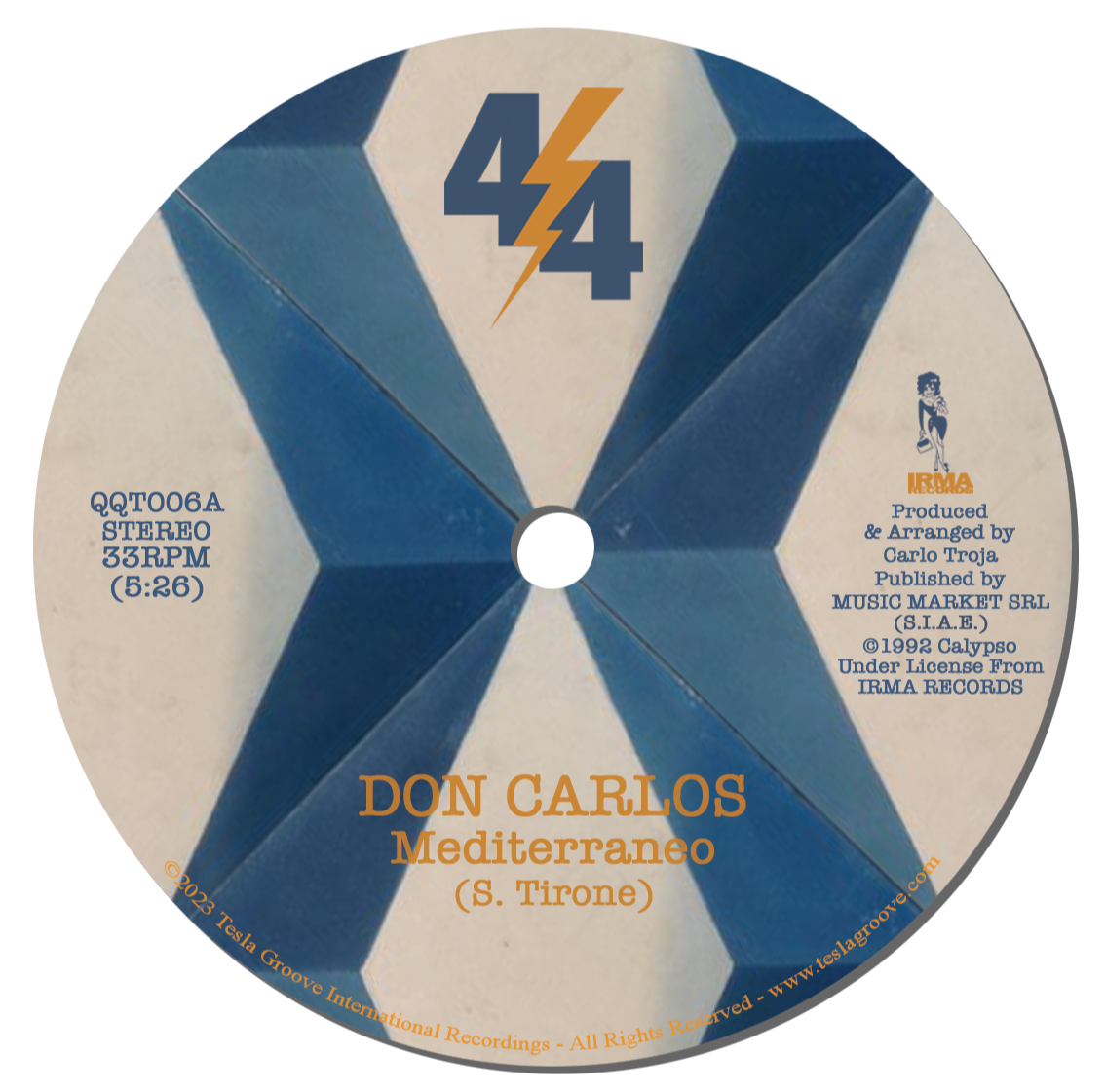 Don Carlos - Mediterraneo b/w Alone (Flute House)
