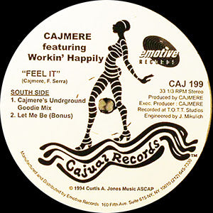 Derrick Carter / Cajmere feat. Workin' Happily - Got Change for a Twenty? / Feel It