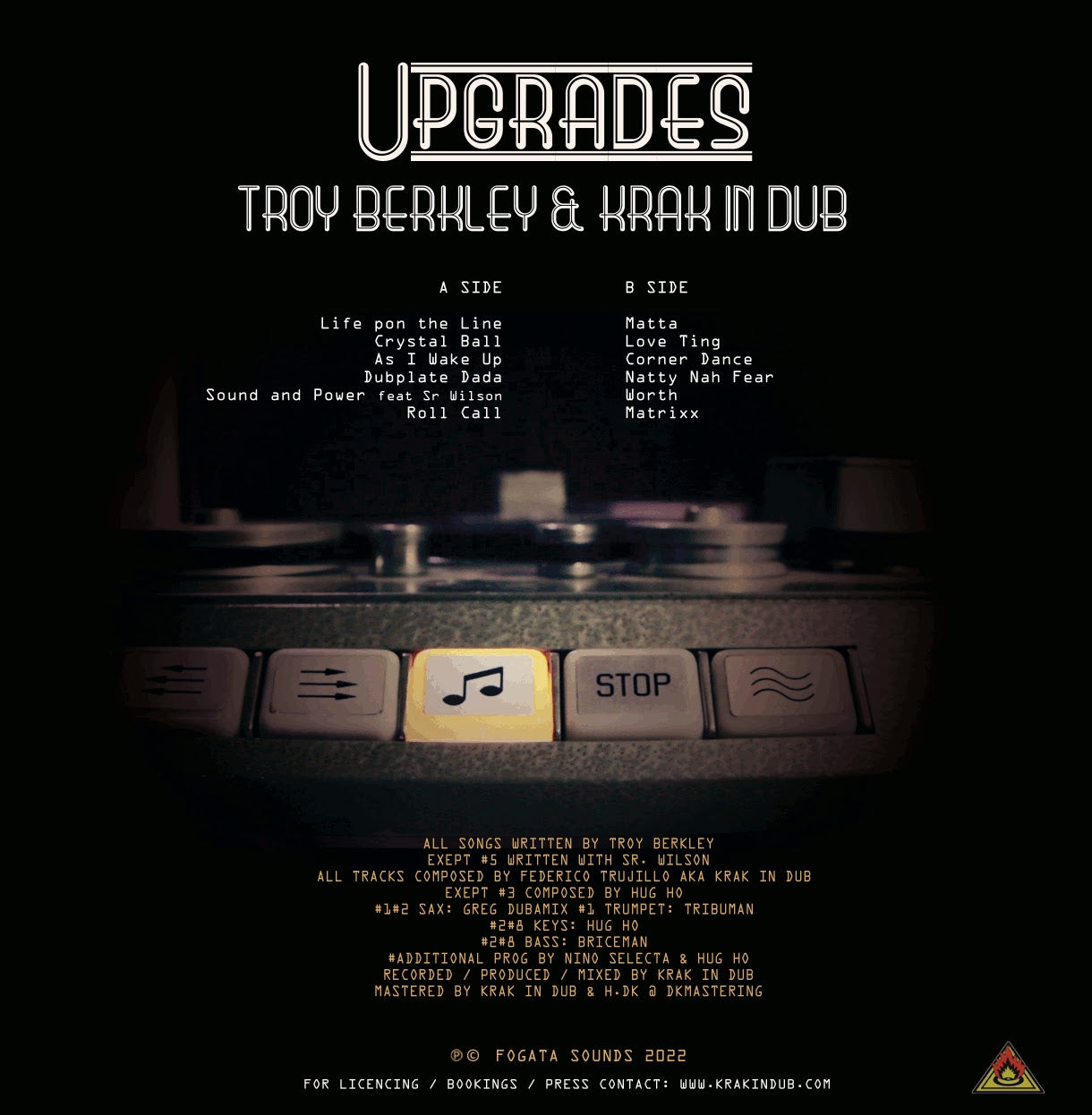 Troy Berkley & Krak In Dub - UPGRADES