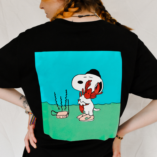 Myor X Lobster Collection - Ma Bae Be Luv T-shirt [Black Colourway]