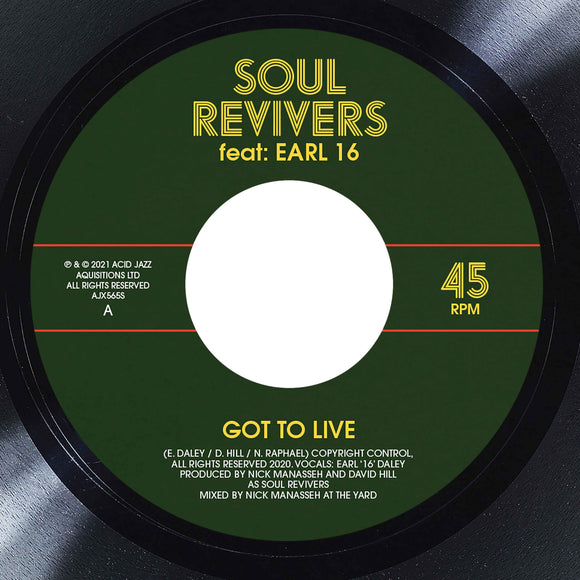 Soul Revivers ft Ernest Ranglin - Harder / Harder Dub
