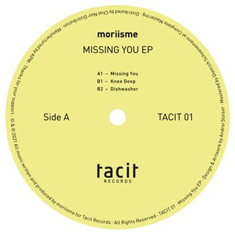 Moriisme - Missing You EP
