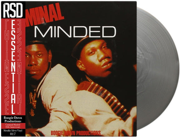 BOOGIE DOWN PRODUCTIONS - CRIMINAL MINDED [Metallic Silver Vinyl]
