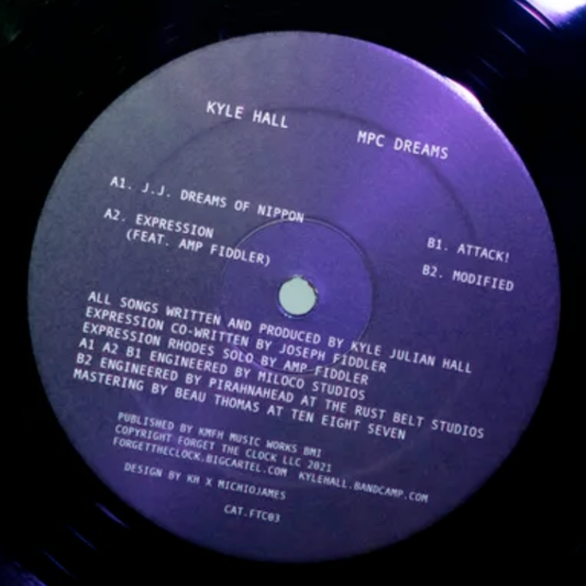Kyle Hall - MPC Dreams [Clear Vinyl]