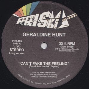 Geraldine Hunt - Can't Fake The Feeling