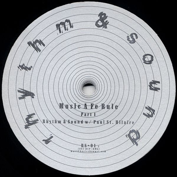 Rhythm & Sound w/ Paul St. Hilaire - Music A Fe Rule [Import] [Repress]