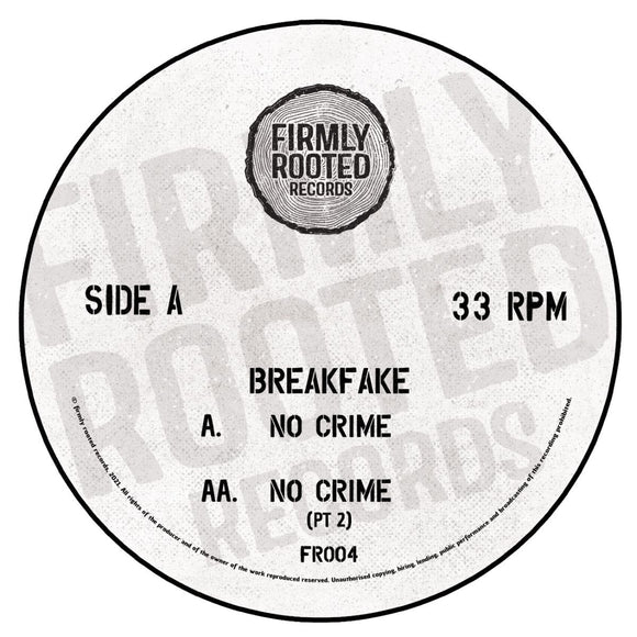 Breakfake - No Crime (Pt 1) / No Crime (Pt 2) / Inner Echo Remix / Sepia Remix