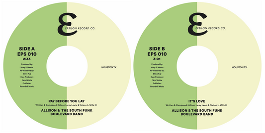 ALLISON & THE SOUTH FUNK BOULEVARD BAND - Pay Before You Lay