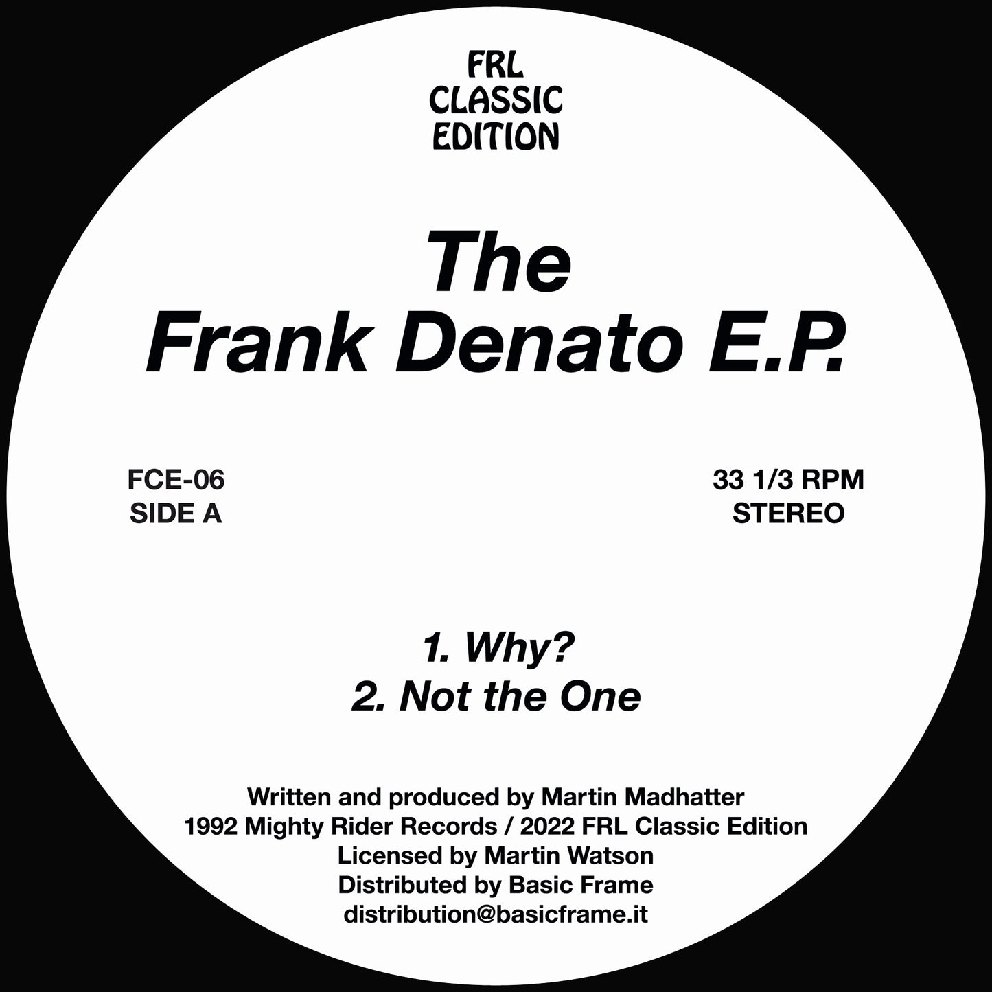 Frank Denato - The Frank Denato EP