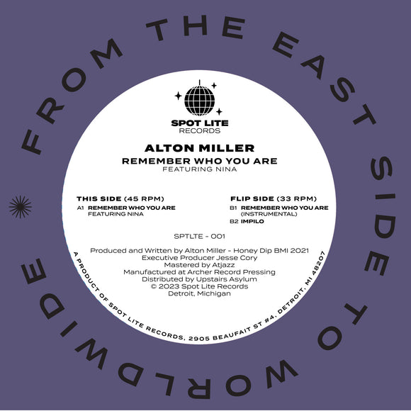 Alton Miller feat Nina - Remember Who You Are