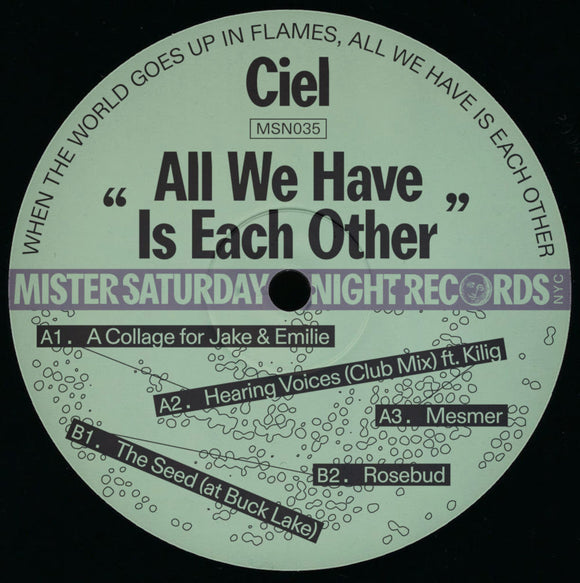 Ciel - All we have is each other