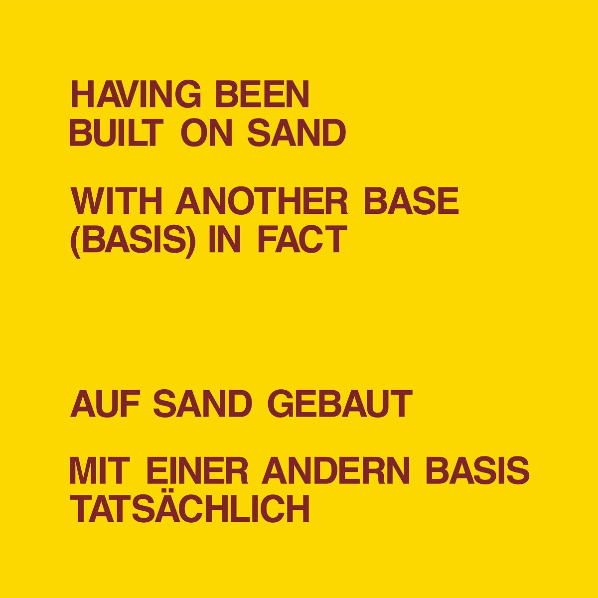 Dickie Landry - Having Been Built On Sand