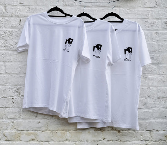 Cold Blow Logo T-shirt (White) [Medium]