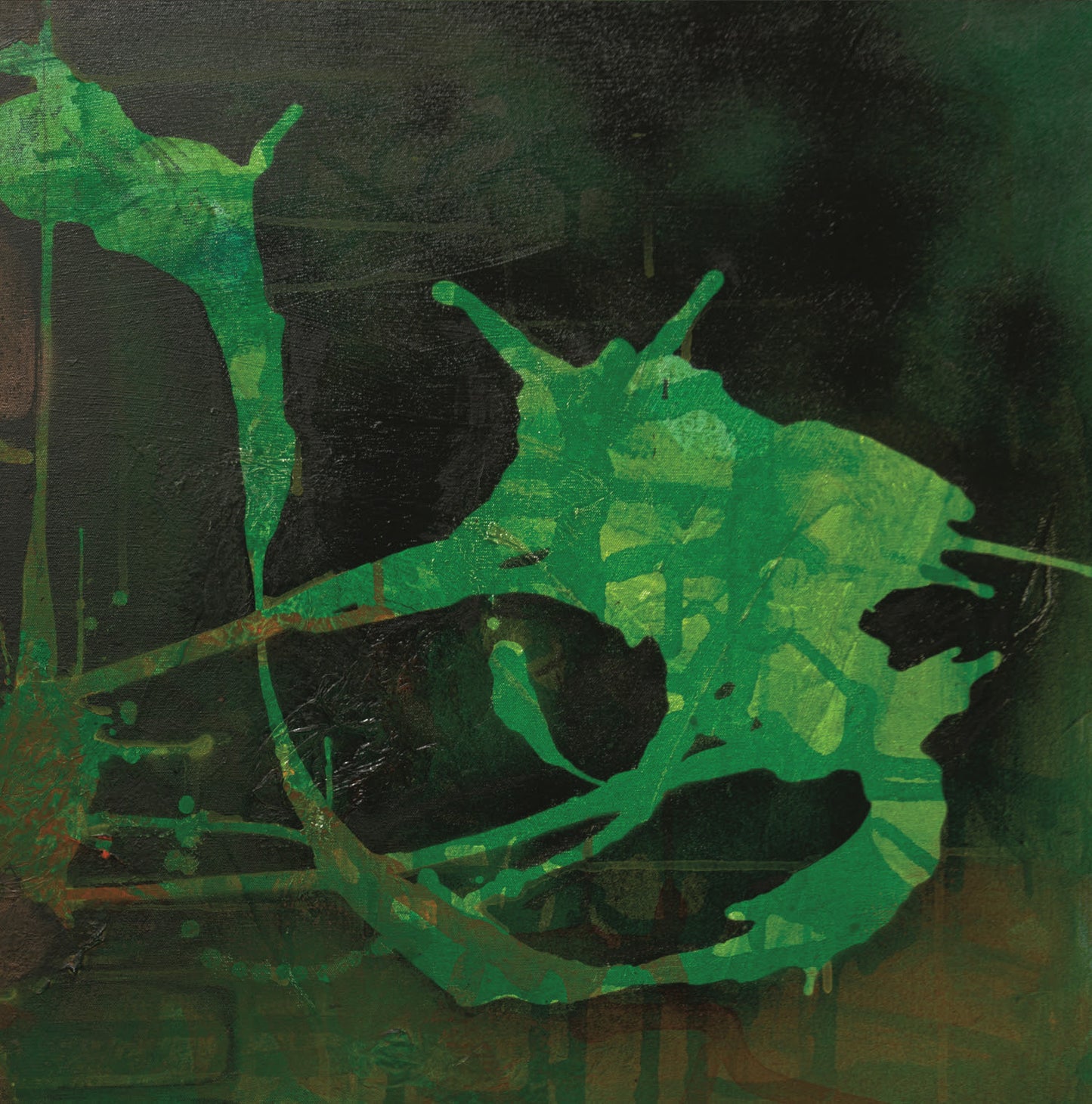 log(m) & Laraaji - The Onrush Of Eternity [Transparent Dark Green Vinyl]