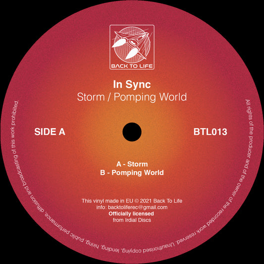 In Sync - Storm / Pomping World [Purple Vinyl]