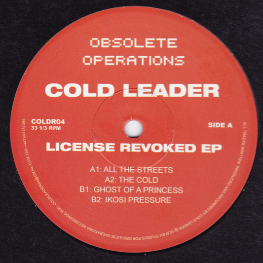 Cold Leader - License Revoked EP