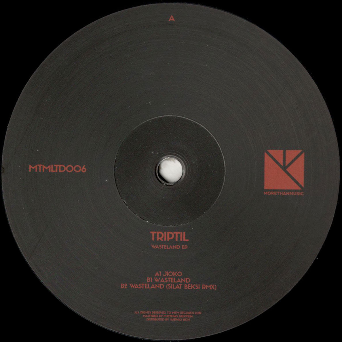 Triptil - Wasteland EP (Incl. Silat Beksi Remix) [2022 Repress!]