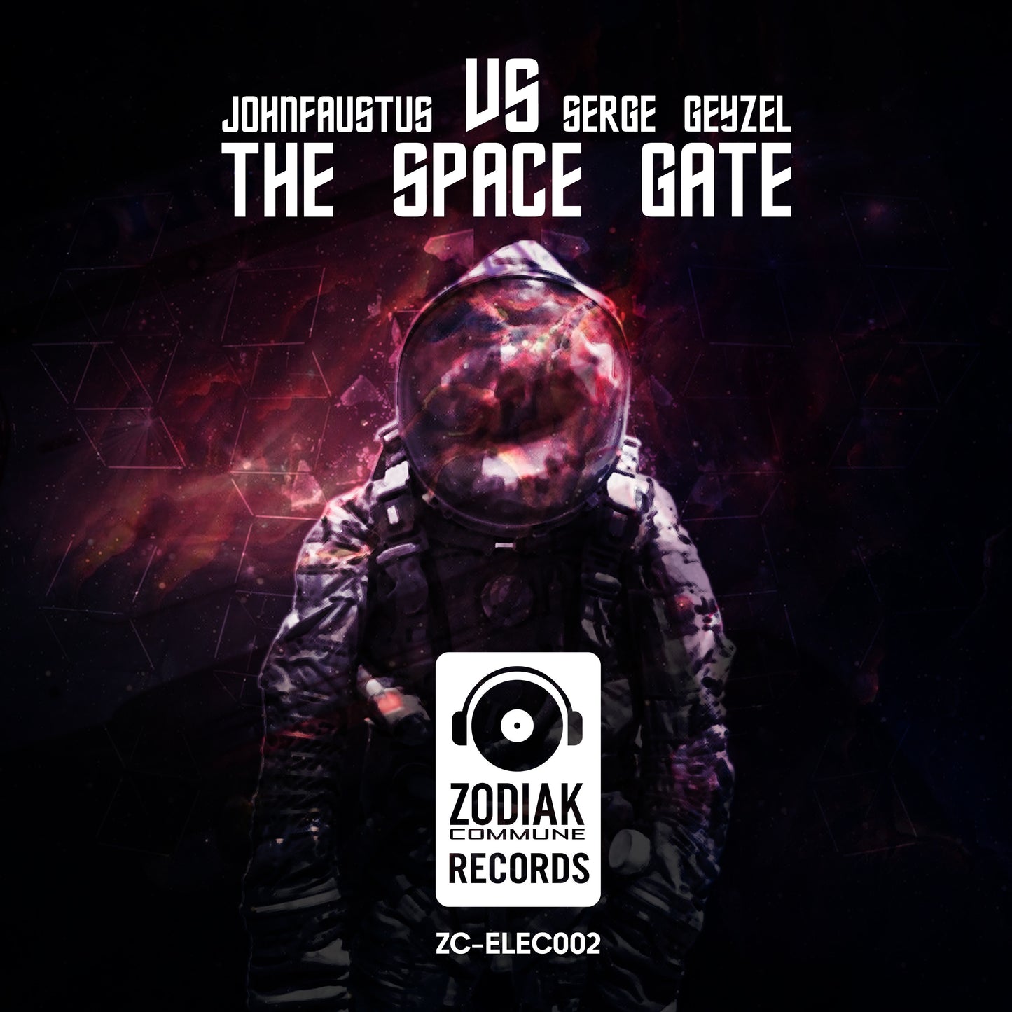 johnfaustus & Serge Geyzel - The Space Gate [clear blue vinyl repress / incl. poster]