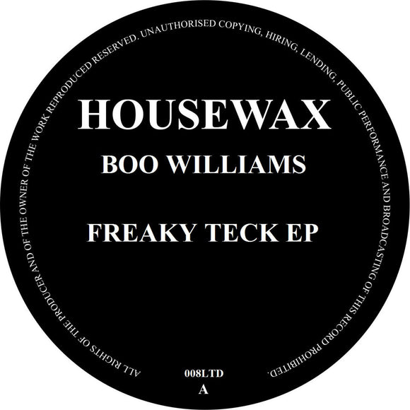 Boo Williams - Freaky Teck