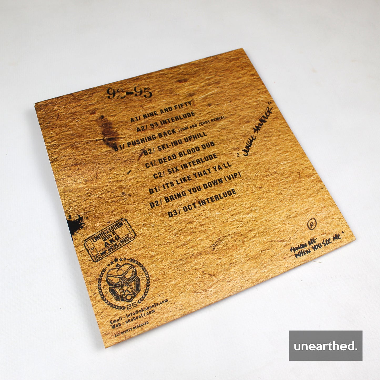 AKO Beatz Presents: Tek 9 -  Vintage LP (Lost Jams From 92-95)